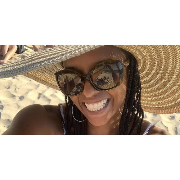 New MAUI JIM Orchid Brown Polarised Butterfly H735 10P Sunglasses Women - Picture 4 of 5